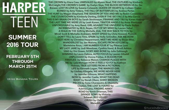 HarperTeenSummer2016Tour