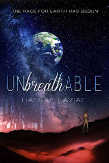 book cover of Unbreathable by Hafsah Laziaf