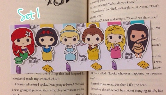 Magnetic Bookmarks • Princesses