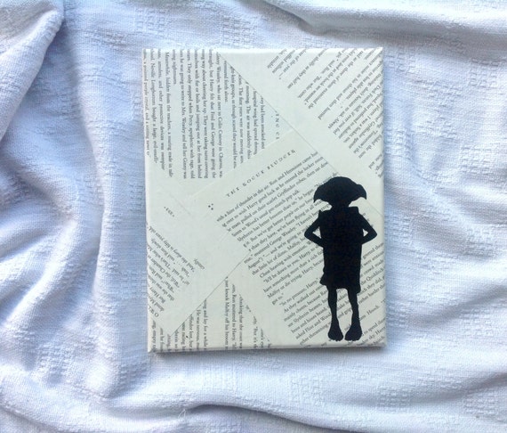 8x10 Wrapped Canvas With Dobby Silhouette