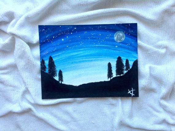 The Trees Speak Latin - 9x12 watercolor painting