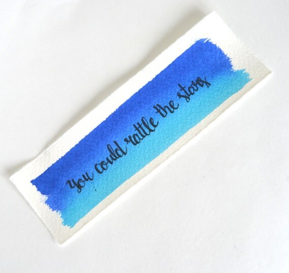 Bookmark - You could rattle the stars