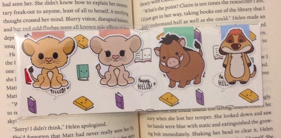 Magnetic Bookmarks • Lion & Friends
